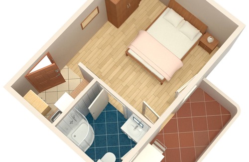 Vinisce Apartment | Studio flat with terrace Vinišće, Trogir (AS-8660-c)