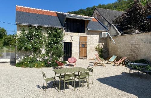 Huismes Apartment | Studio Indre climatisé, La halte de Cuzé, aux abords de la Loire à vélo