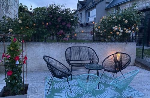 Huismes Apartment | Studio Indre climatisé, La halte de Cuzé, aux abords de la Loire à vélo