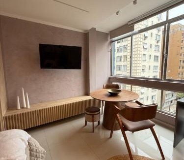 Boqueirao Apartment | Studio luxo em Santos vista ao mar