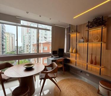 Boqueirao Apartment | Studio luxo em Santos vista ao mar