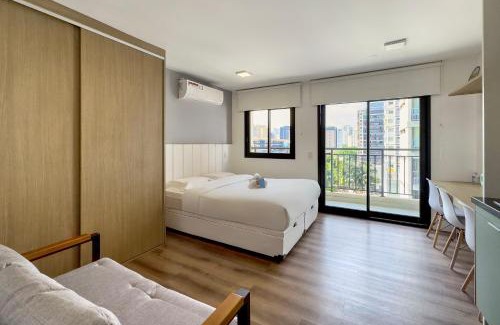Indianopolis Apartment | Studio moderno com vista incrível em São Paulo