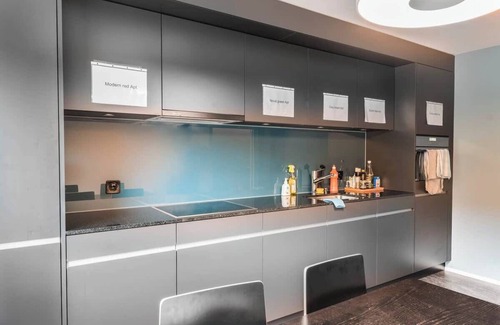 St. Gallen Apartment | Studio noval green (4) with shower (plus kitchen for shared use)