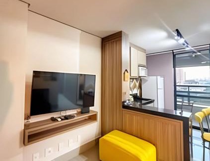 Jardim dos Estados Apartment | Studio Pantanal Comodidade e localização em prédio de luxo