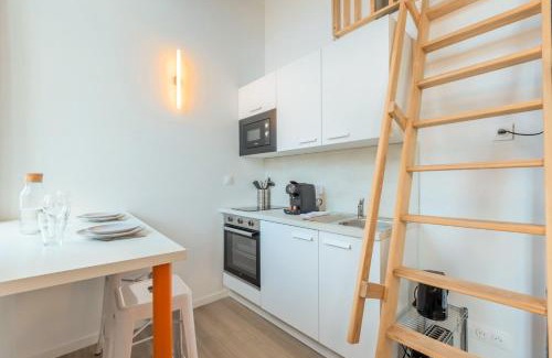 Annappes Apartment | Studio pour deux personnes en mezzanine