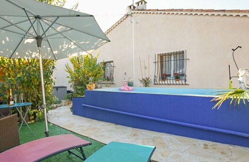Mouans-Sartoux Villa | Stunning private villa for 4 people with A/C, private pool, WIFI, TV, terrace and pets allowed
