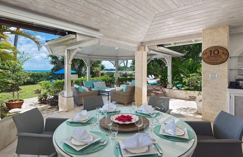 Gibbs Bay Villa | Stunning Beachfront Villa On A Secure Development - Great Sea Views