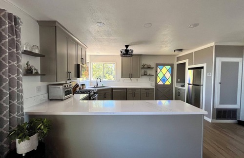 Crestline Cabin | Stunning Lake View Cabin with a 240 degree view of Lake Gregory, Sleeps 8