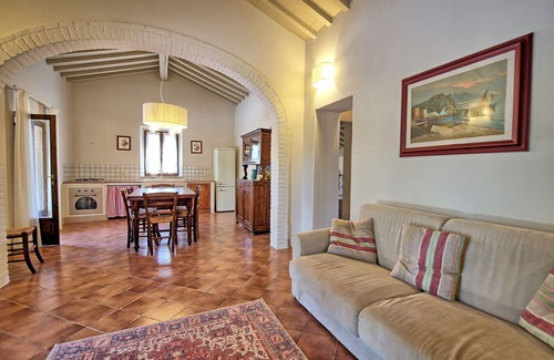Bibbona Villa | Stunning private villa for 6 guests with WIFI, A/C, private pool, TV and panoramic view