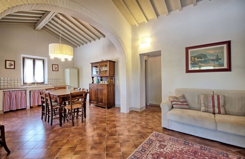 Bibbona Villa | Stunning private villa for 6 guests with WIFI, A/C, private pool, TV and panoramic view
