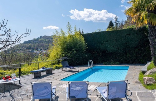 Melide House | Stunning private villa with private pool, WIFI, TV, patio, pets allowed and panoramic view