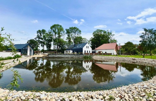 Dolni Laz House | Stunning private villa for 20 people with WIFI, hot tub, A/C, TV, terrace and pets allowed