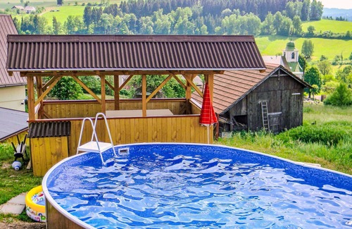 Haje nad Jizerou House | Stunning private villa with private pool, WIFI, TV, terrace, pets allowed and panoramic view
