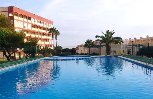Torrevieja Apartment | Stunning Sea views, swimming pool in tropical garden, close to the sea, parking