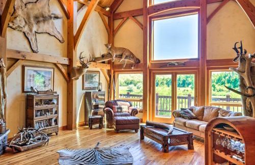 Edgar House | Stunning Silesia Home Furnished Deck and River View