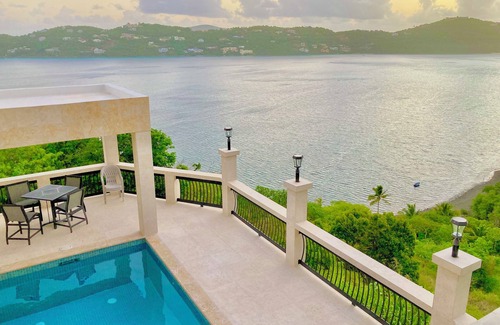 Rosendal House | Stunning view of Magens, 3Bed 3Bath House, Private Pool, AC, WiFi, W&D, Parking!