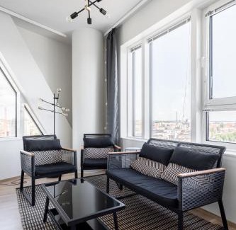 Tampere Apartment | Stunning Views 11th Floor 2BR Home with Sauna