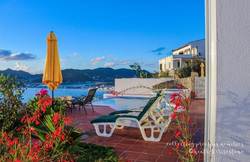 Point Blanche Condo | Stunning Views High On The Hill Above Phillipsburg