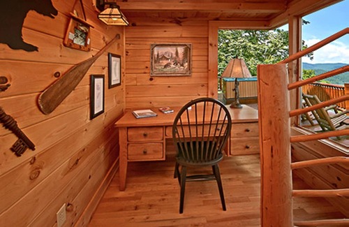 Gatlinburg - Pigeon Forge Cabin | Stunning Views! Private Hot Tub! Wrap-Around Porch! Seasonal Pool Access!