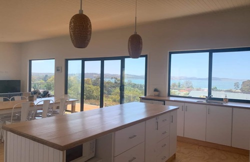 Orford House | Stunning water views; relaxed coastal atmosphere; multiple entertaining areas