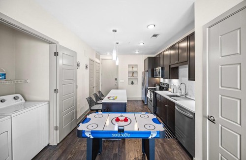 Frisco Square Apartment | Stylish 1BR Retreat with Pool & Gym
