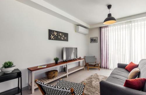 Swieqi Apartment | Stylish & Cozy 2BR in Prime Location close to Beach