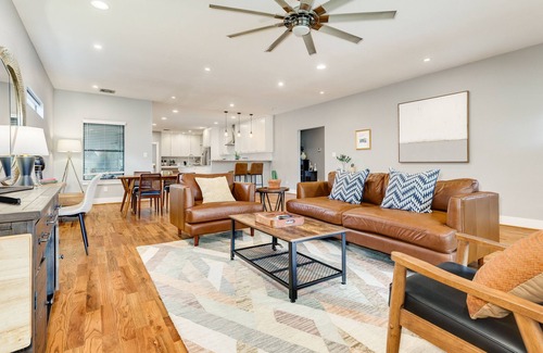 Greater East End House | Stylish dog-friendly home minutes from downtown with central AC & washer/dryer