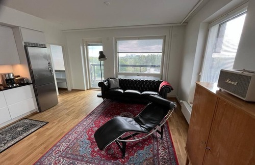 Espoo Apartment | Stylish new apartment with indoor access to metro and shopping center.
