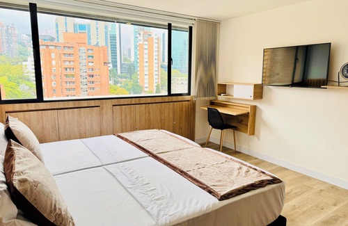 La Aguacatala Apartment | Suite 1014 en el Poblado Aguacatala, Edificio go and Living Suites