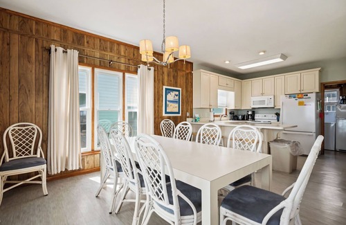 Yaupon Beach House | Summerchase: Oceanfront Home with Private Swimming Pool, Covered Porch, Decks