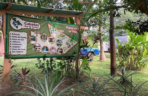 Tuxtla Chico Cabin | Sunbeam, two bedrooms, AA, Starlink, rustic pool, gardens, orchard.