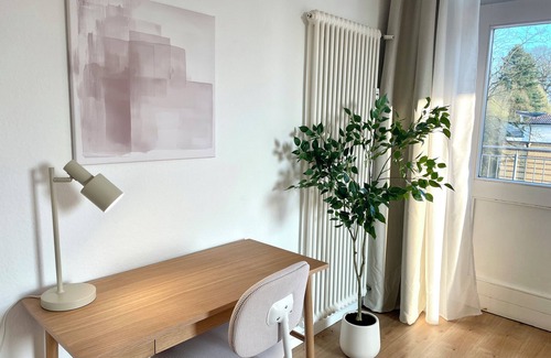 Bad Rothenfelde Condo | Sundeck Suite, central & quiet, Sonnendeck Suite, zentral, ruhig mit Parkplatz