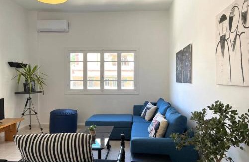 Beirut Apartment | Sunlit 2BR apt on MarMikhael Stairs