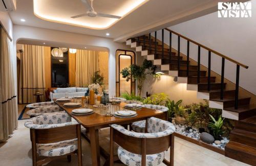 Nagaon Villa | Sunlit Splendour by StayVista near Nagaon beach boasting an Outdoor pool and Modern chic interiors
