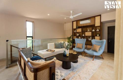 Nagaon Villa | Sunlit Splendour by StayVista near Nagaon beach boasting an Outdoor pool and Modern chic interiors