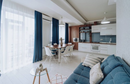 Chisinau Apartment | Sunny 1BR on Rîșcanu – Parks & Buses Steps Away