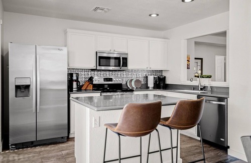West Point Towne Center House | Sunny Oasis with Private Pool & Lush Backyard!