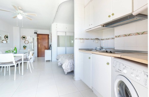 Benalmadena Costa Apartment | Sunny Seaside Studio with Balcony, A/C & Sea View