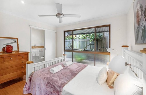 Mudjimba Villa | Sunshine Villa w/ pool, fireplace & pet friendly