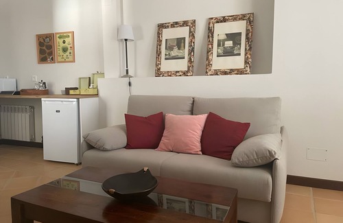 Consuegra Apartment | Superior Studio 'Biblioteca' with Terrace, Wi-Fi and Air Conditioning