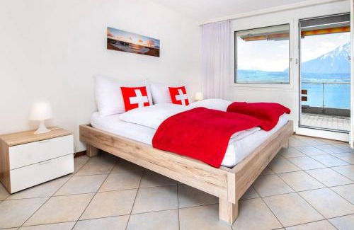 Merligen Apartment | SwissHut Stunning Views Alps Lake - Apart. Carpe Diem