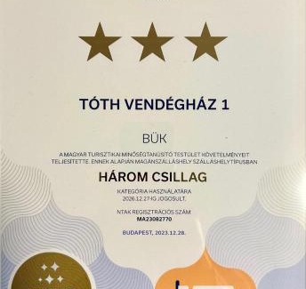 Buk House | Tóth Vendégház