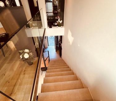 Ibbenbueren Apartment | T1 Loft I modern I zentral I Terrasse I Design I