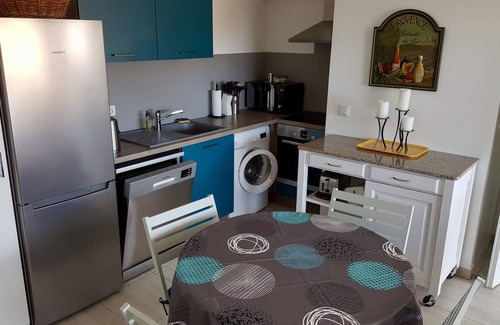 Port-Vendres Apartment | T2 54 m2 2° étge 2/4 pers 1 chambre wifi clim parking ascenseur, Classified 3 ⭐️