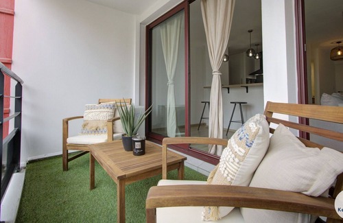 Sainte-Clotilde Apartment | T2 - Vert d’O - 42 m2 - renovated - 3 mn from airport – Ste-Clotilde