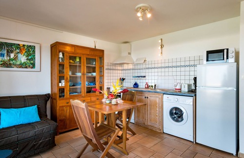 Saint-Pierre Apartment | T2A Jardin du Lagon apartment of 34m2 on the ground floor with garden at the edge of the lagoon