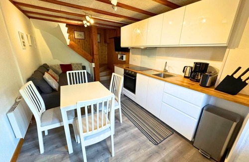 Praranger Apartment | Terrace, fireplace or stove, tv, ski locker, 30m², Les Menuires