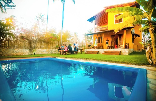 Sao Miguel de Touros House | Terrific 4-bedrooms beach house with AC, WiFi, privacy with green area.