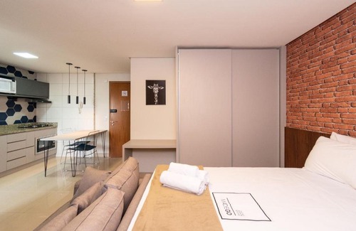 Setor Bueno Apartment | TH2004 Flat aconchegante no 20 andar do Ed The Expression com vista linda para cidade - Setor Bueno