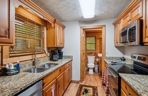 Gatlinburg Cabin | The Adventure Lodge Located in Black Bear Falls Resort with 3 King Suites!